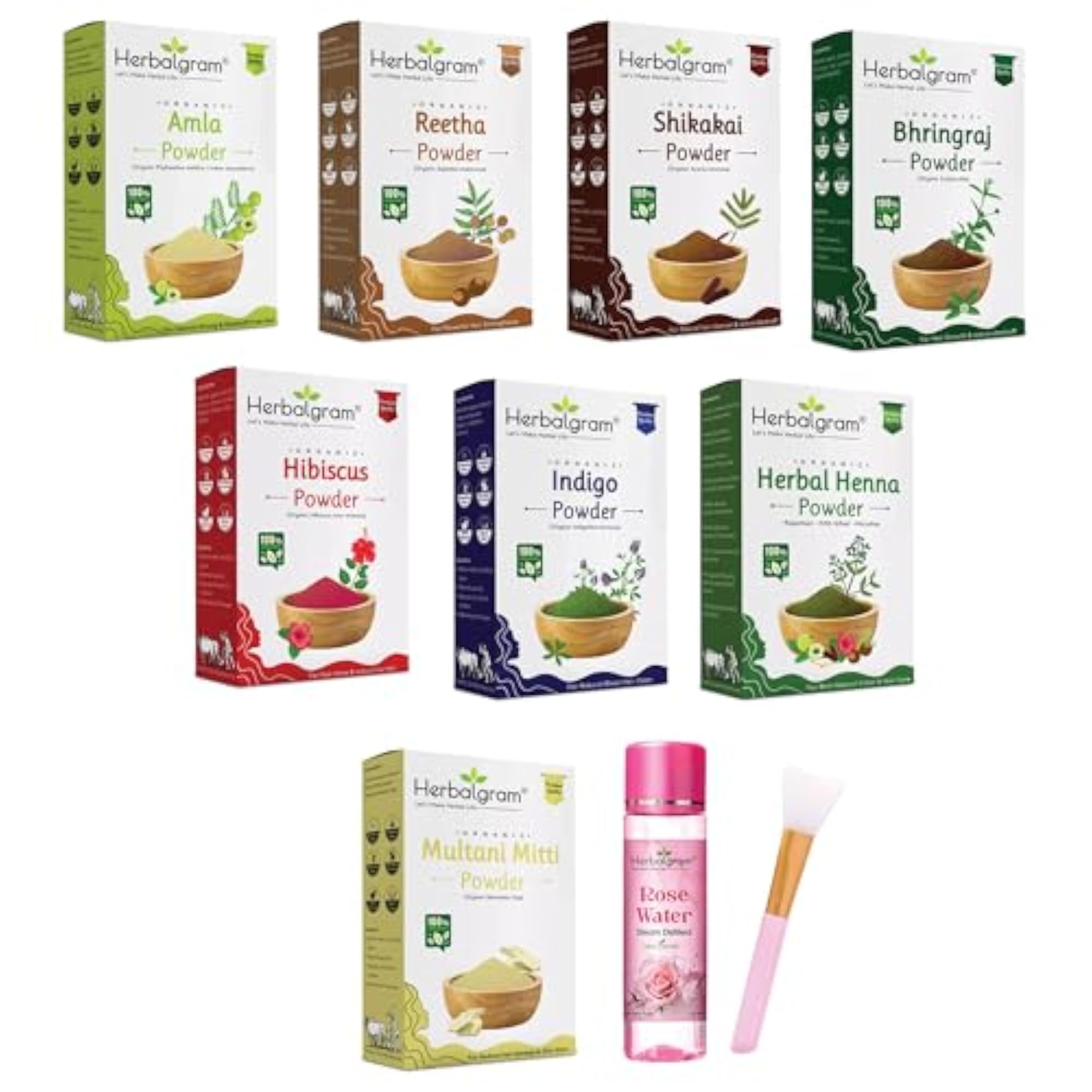 Herbalgram Hair Powder Combo with Amla & Reetha